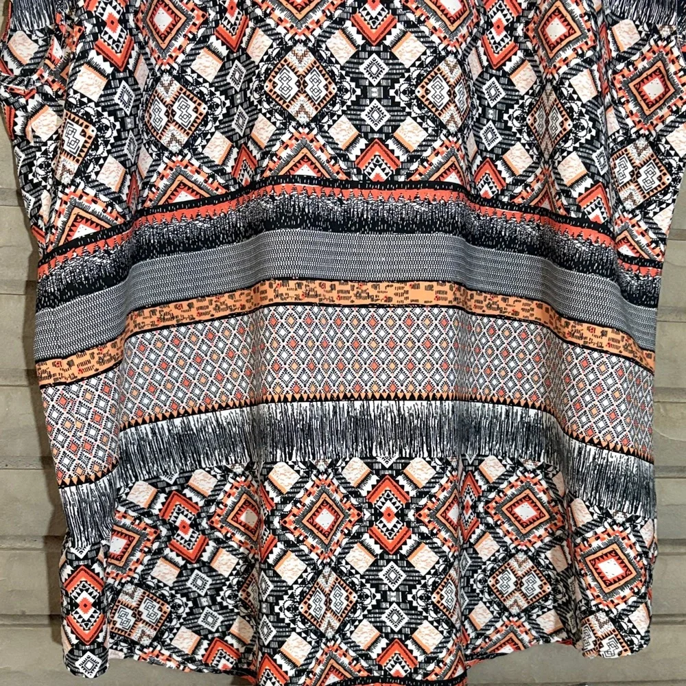 Patterned Sleeveless Top - Multicolor - Picture 6 of 6